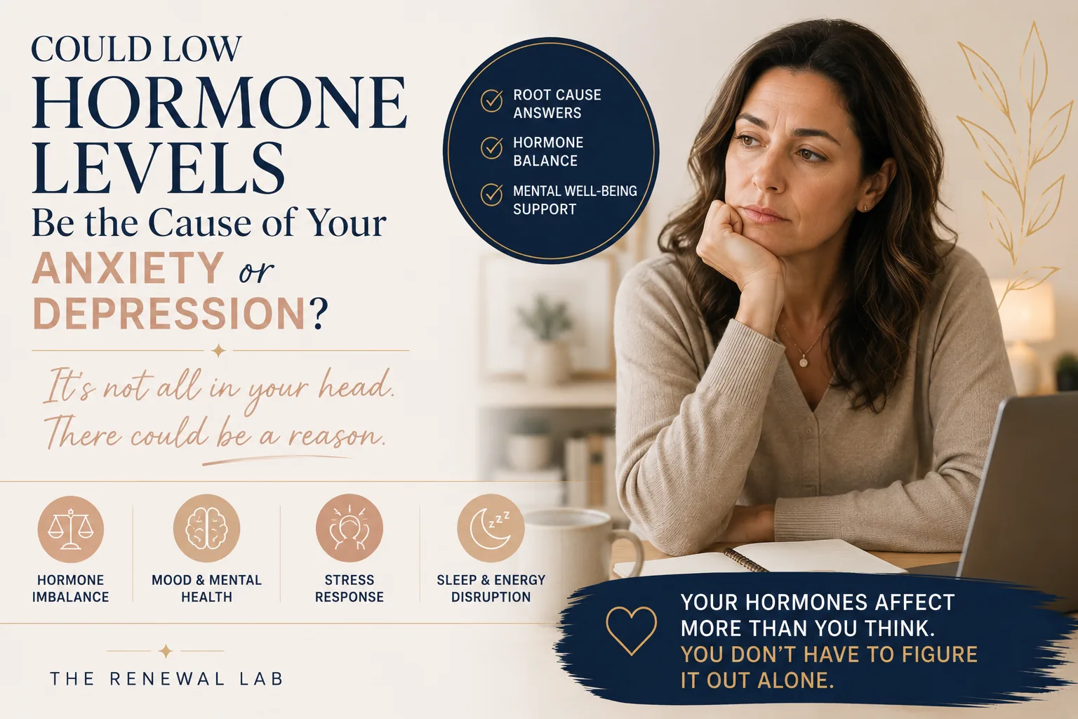Could Low Hormone Levels Be the Cause of Your Anxiety or Depression?